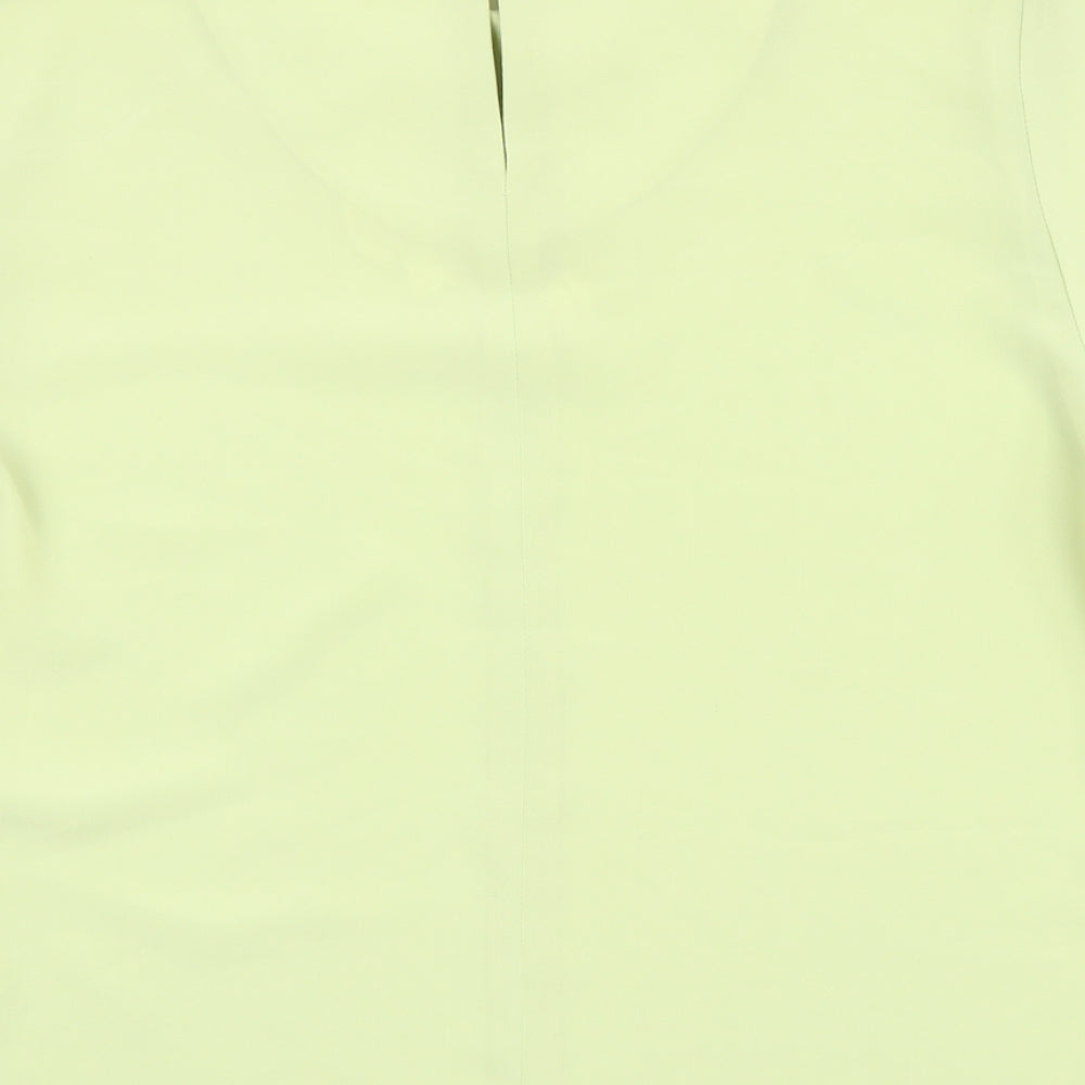 Bella Moda Womens Green Basic Blouse Size 12