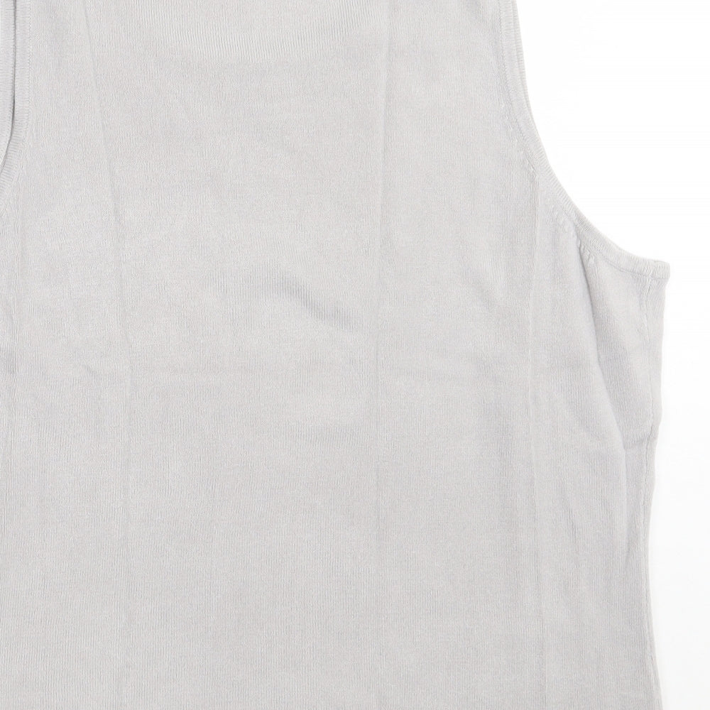 Marks & Spencer Womens Grey Basic Tank Size 20