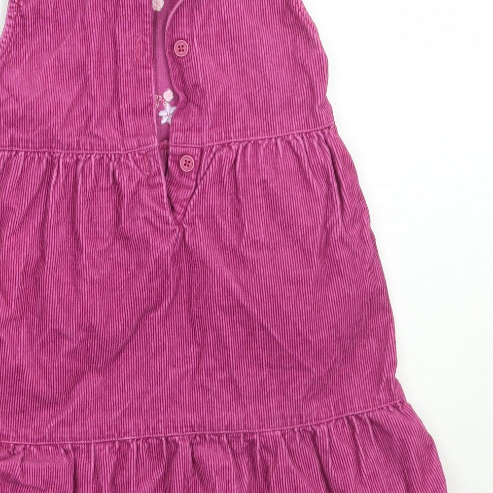 Morris mouse Girls Purple Floral A-Line Size 12-18 Months