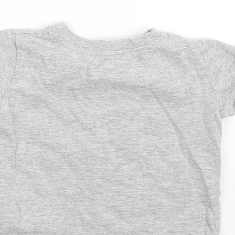 Primark Boys Grey Basic T-Shirt Size 9-12 Months