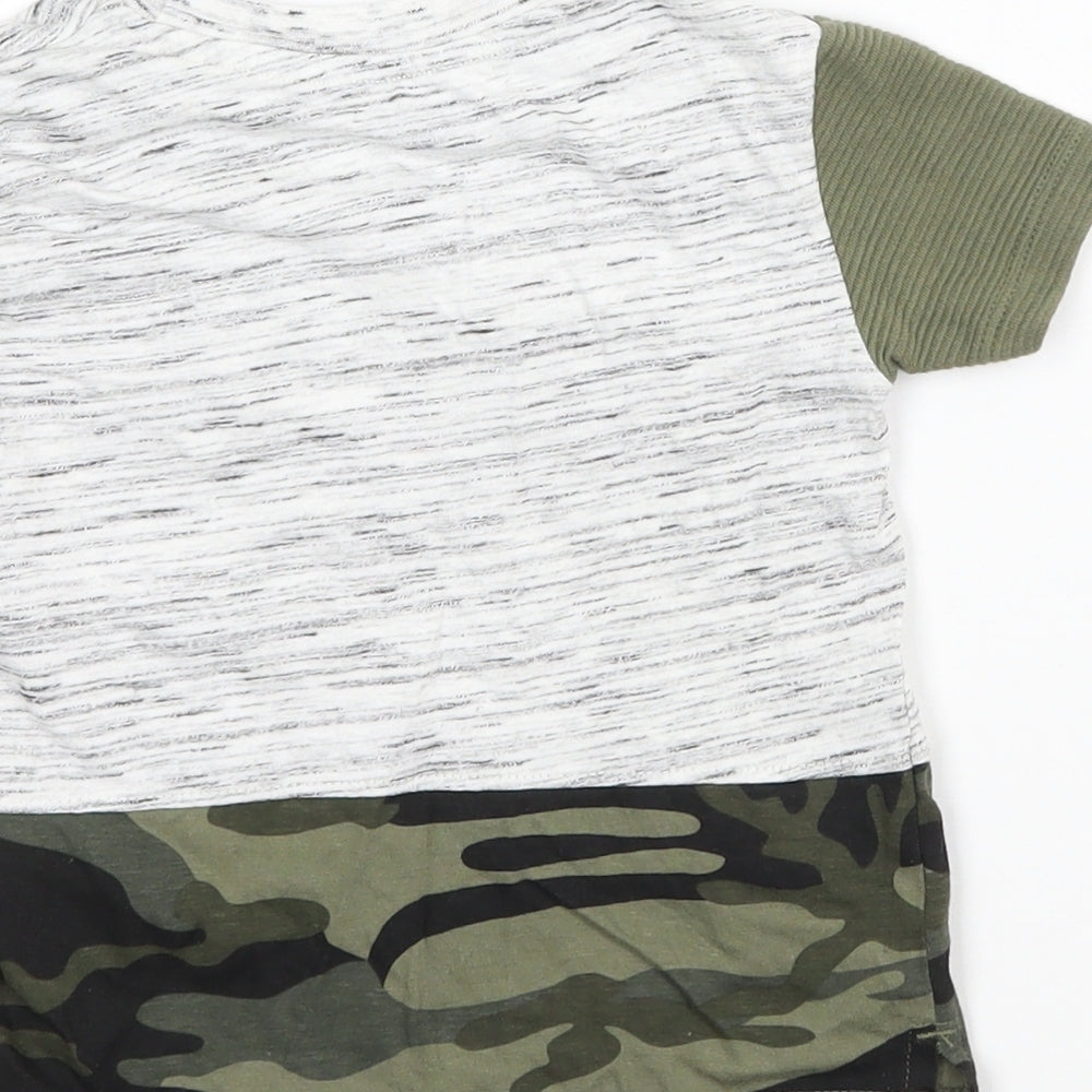 Primark Baby Green Camouflage Basic T-Shirt Size 18-24 Months