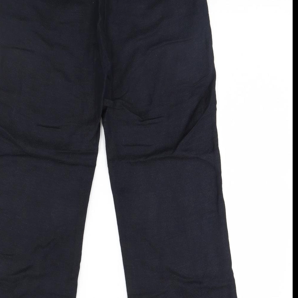 Next Womens Blue Trousers Size 8 L28 in