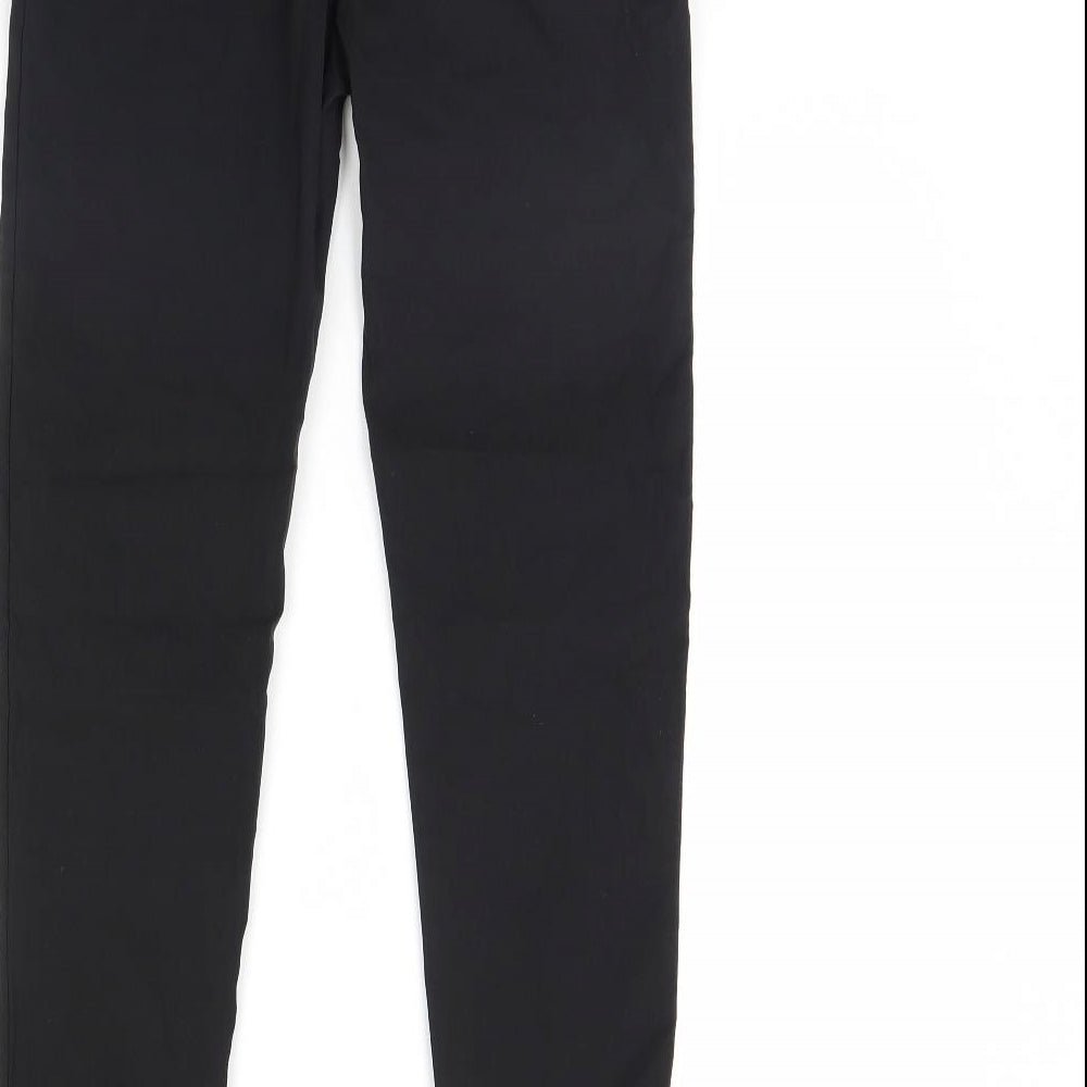 Preworn Womens Black Skinny Jeans Size M L28 in