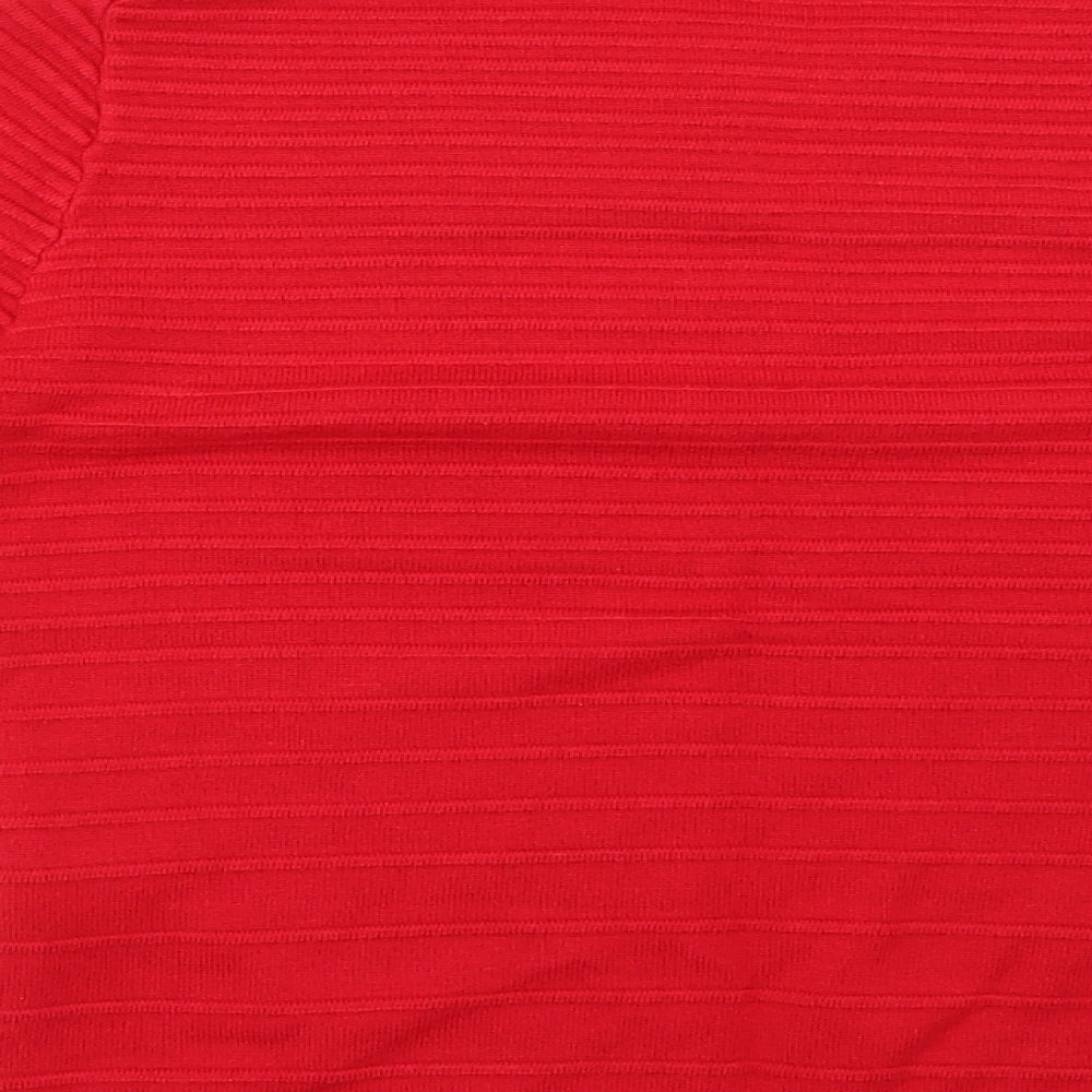 Warehouse Womens Red Pullover Jumper Size 6