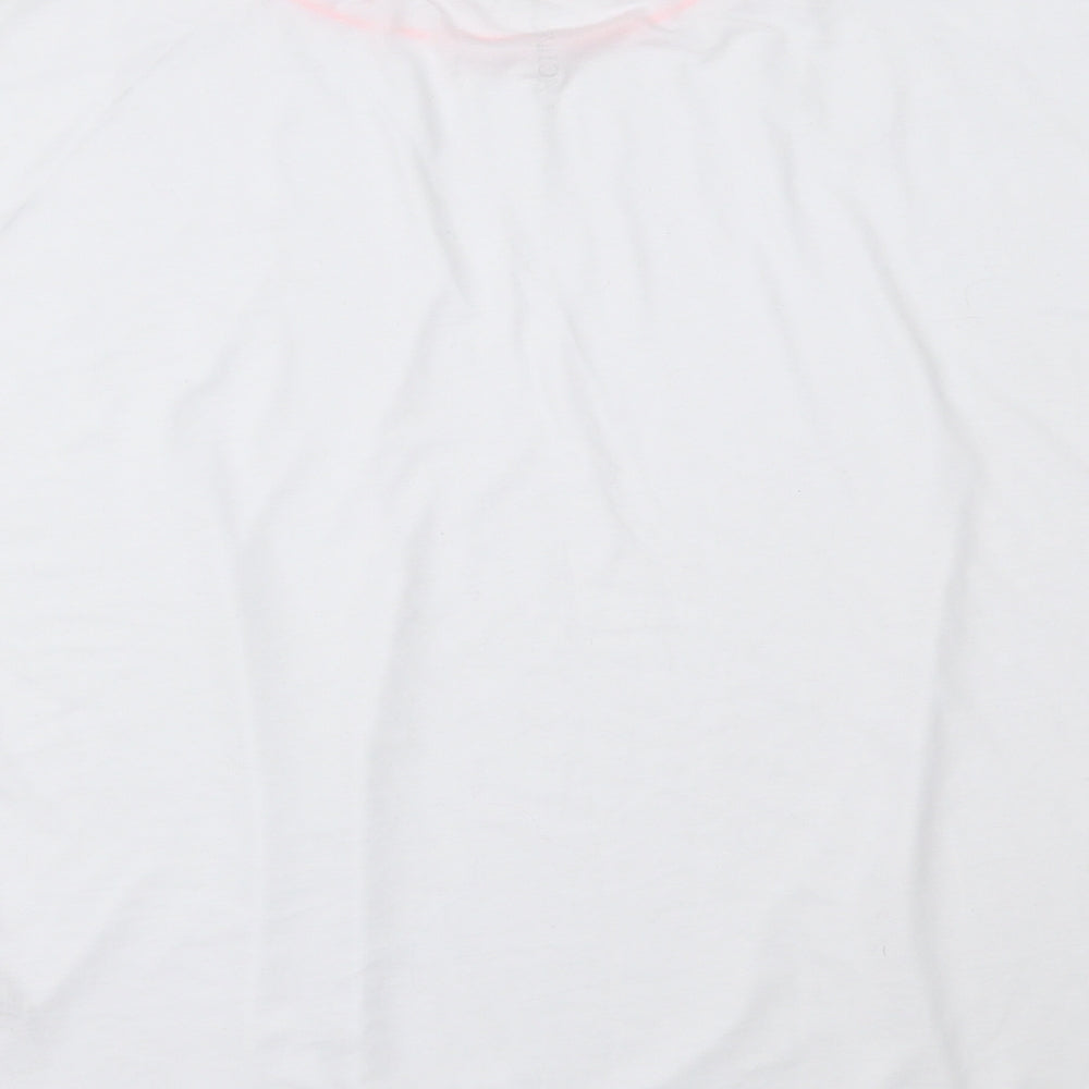 George Womens White Pullover T-Shirt Size XL
