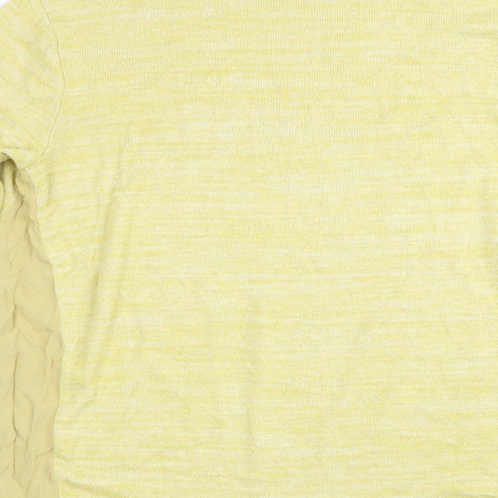 Next Womens Yellow Pullover Jumper Size 10