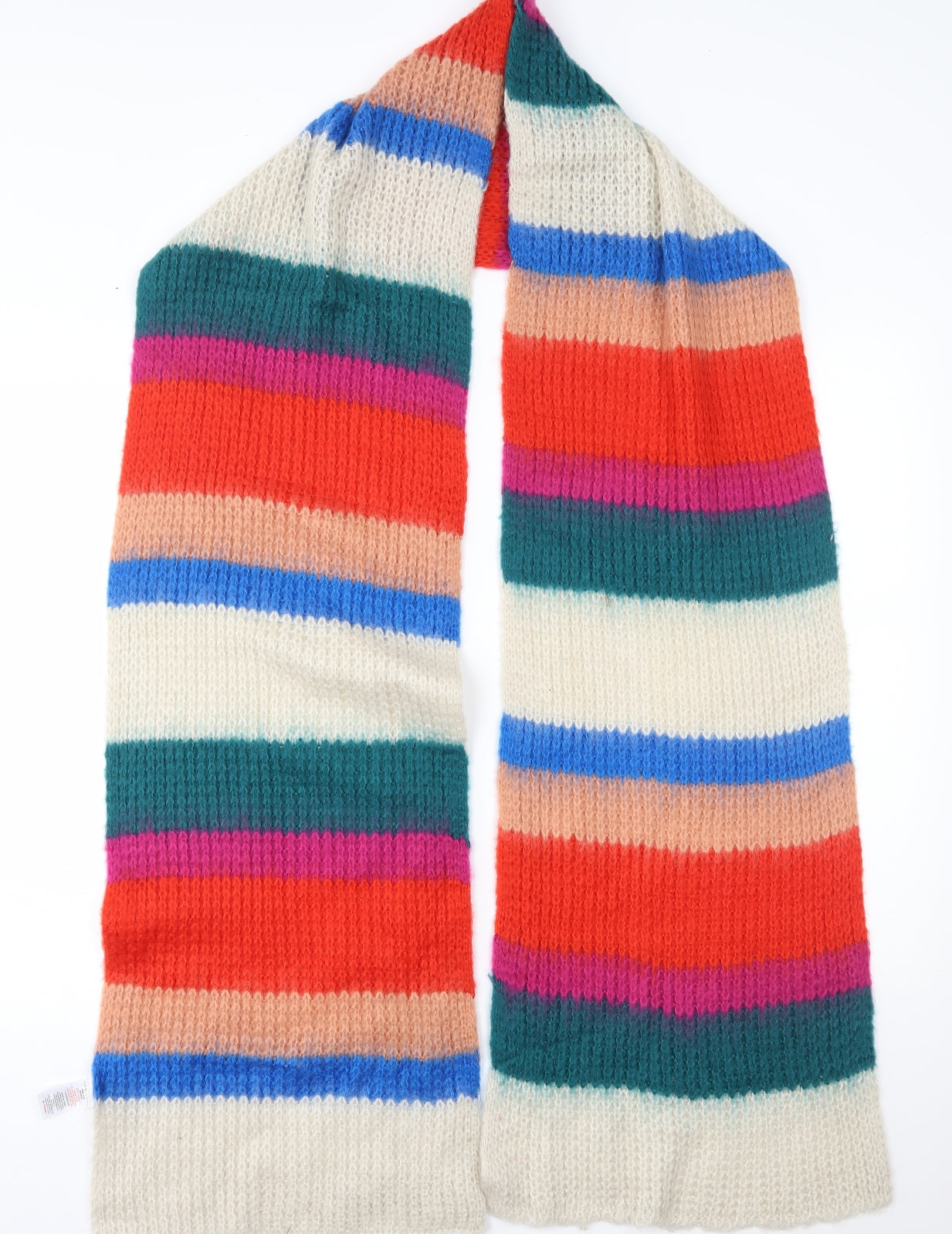 New Look Womens Multicoloured Striped Scarf