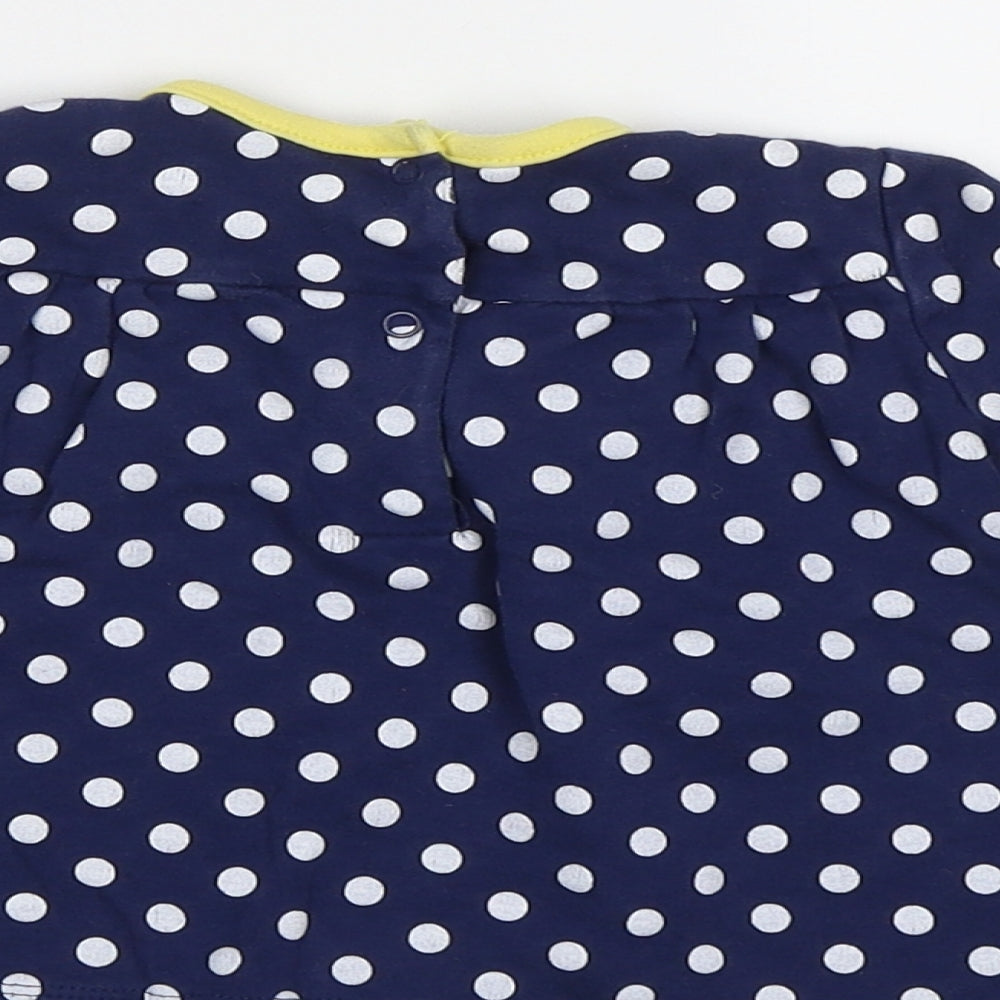 Little Me Baby Black Polka Dot A-Line Size 12 Months