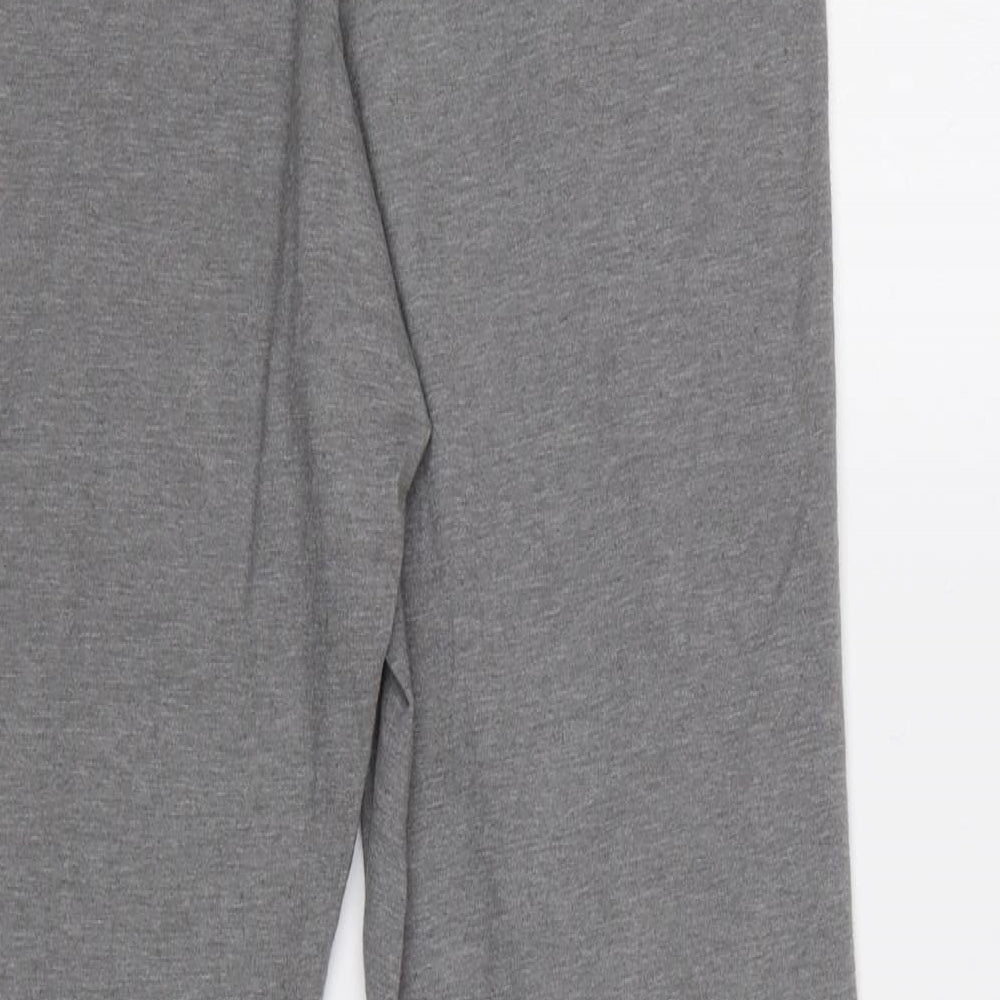 Avenue Womens Grey Chino Leggings Size 12 L24 in