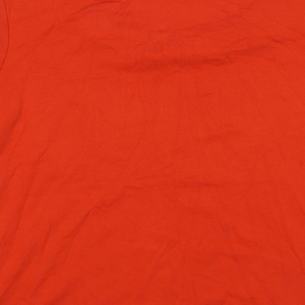 Julipa Womens Red Basic Blouse Size L