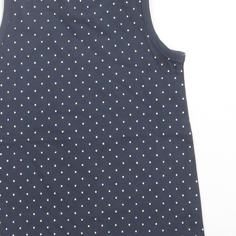 George Girls Blue Polka Dot Tank Dress Size 12-18 Months