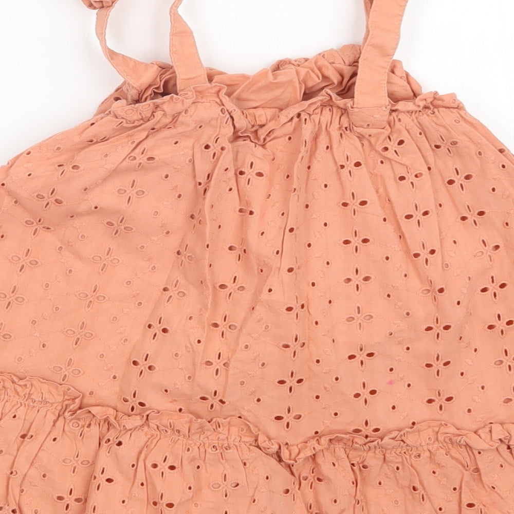 George Girls Orange A-Line Size 18-24 Months