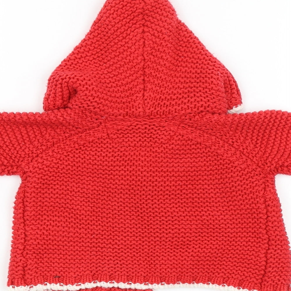 NEXT Baby Red Basic Coat Coat Size 3-6 Months