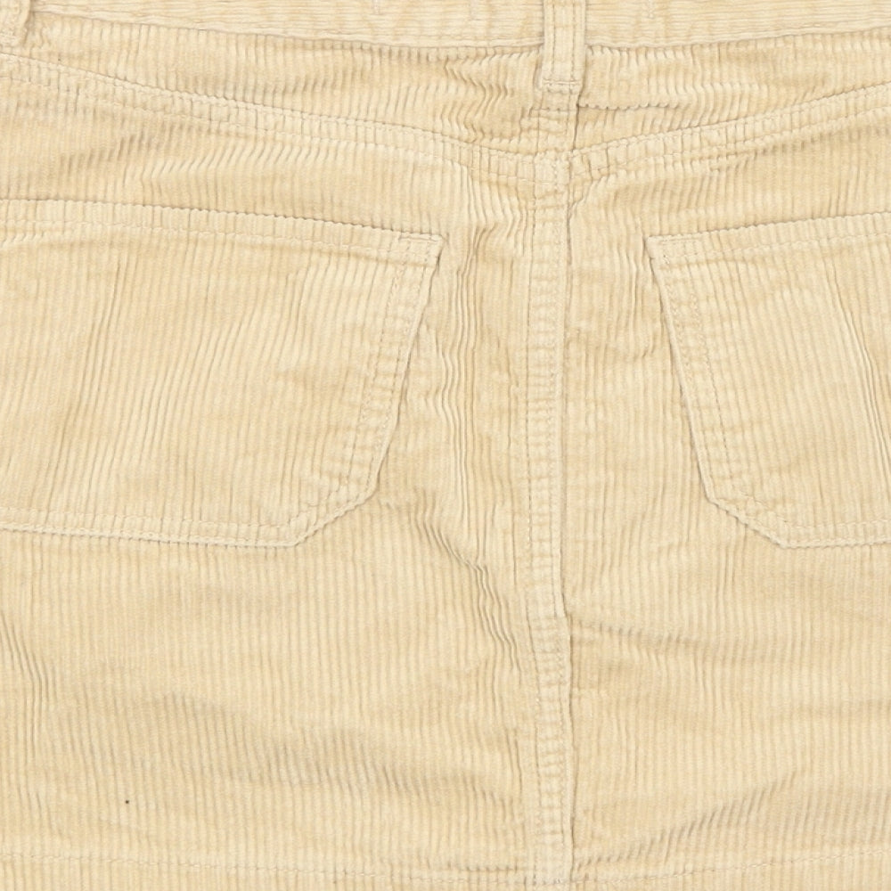 Hollister Womens Beige Straight & Pencil Skirt