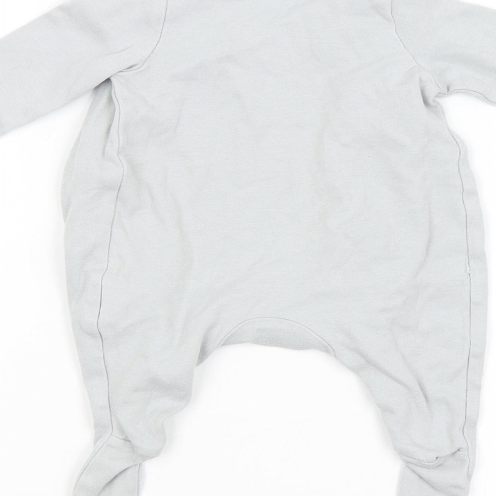 LILY & DAN Baby Grey Babygrow One-Piece Size 0-3 Months