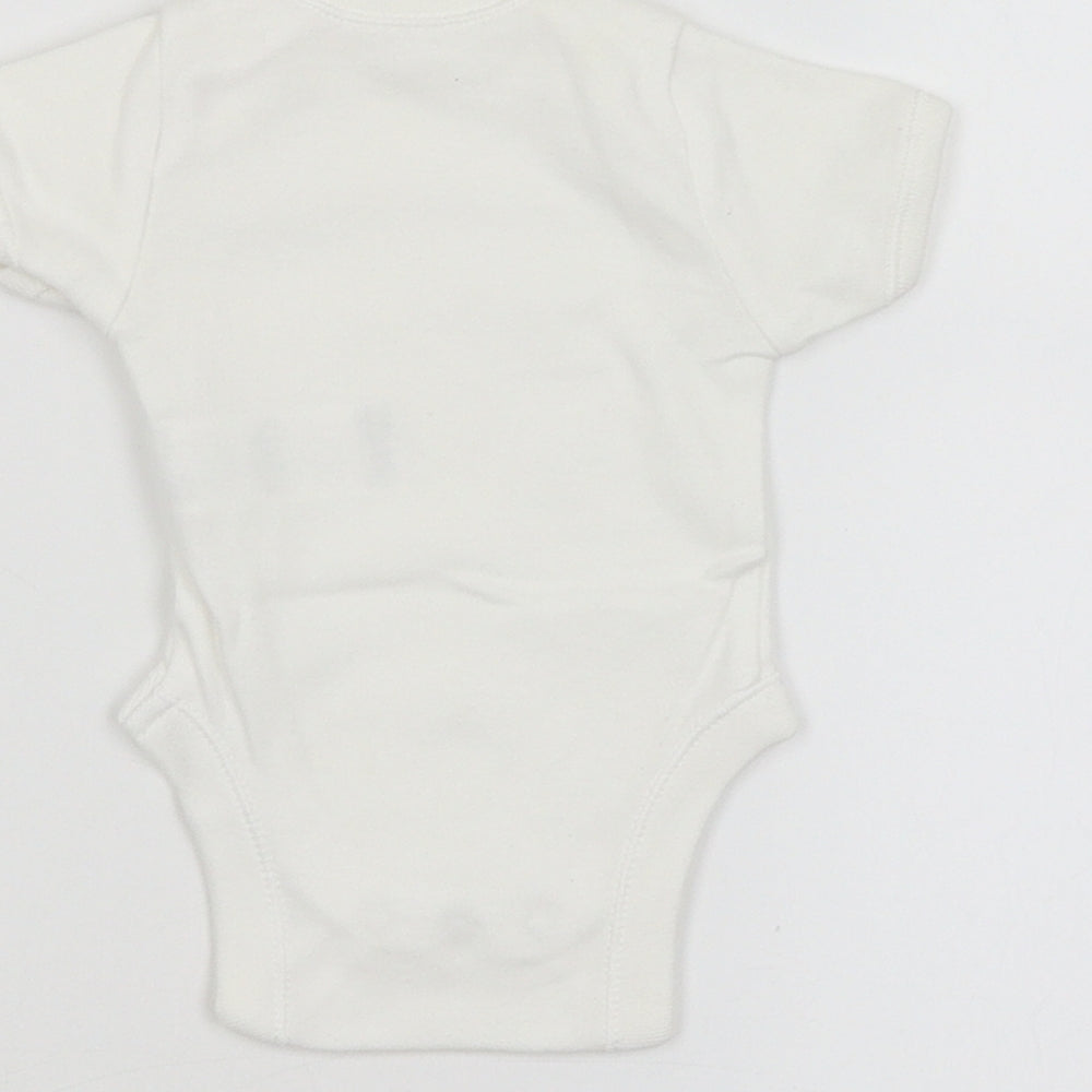 F&F Baby White Babygrow One-Piece Size 0-3 Months