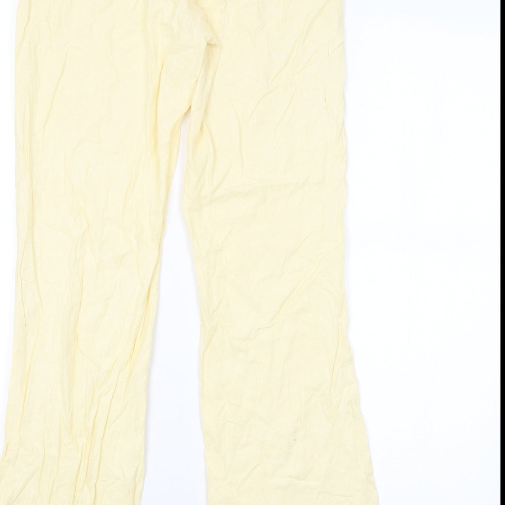 Preworn Womens Yellow Trousers Size XL L30 in