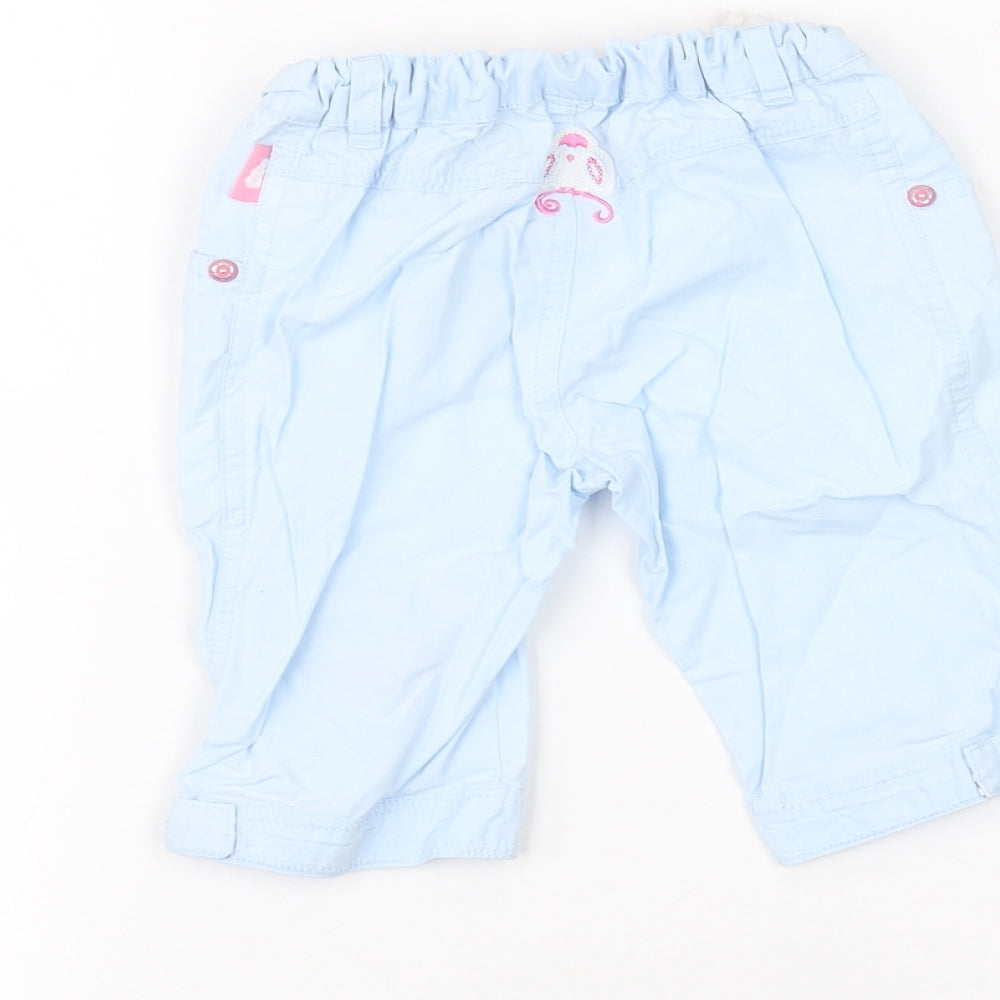 pompolina Baby Blue Capri Trousers Size 12 Months