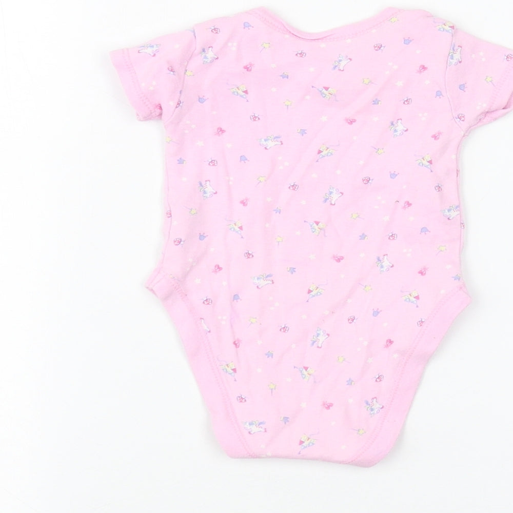 George Baby Pink Babygrow One-Piece Size 0-3 Months
