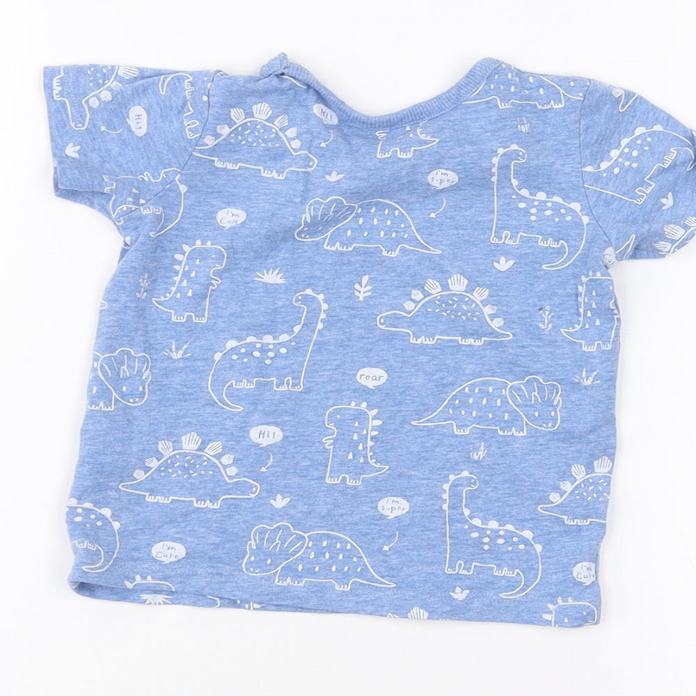 George Baby Blue Basic T-Shirt Size 6-9 Months