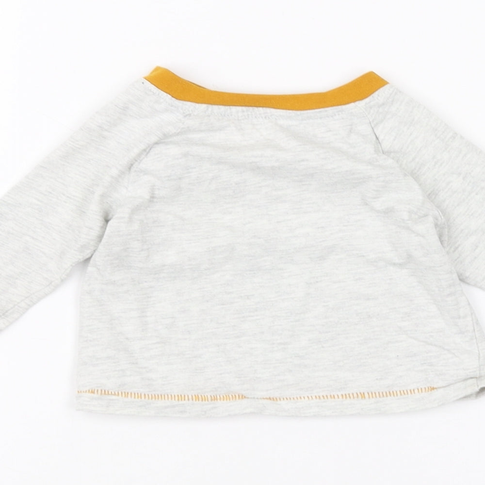 Primark Baby Grey Basic T-Shirt Size 6-9 Months
