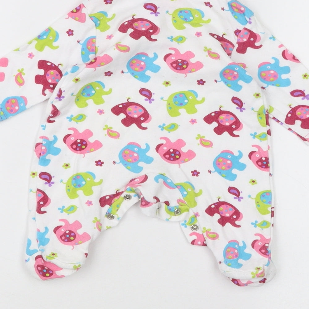 Bebe Bonito Baby White Coverall One-Piece Size 0-3 Months