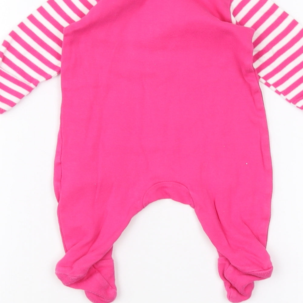Mothercare Baby Pink Coverall One-Piece Size 0-3 Months