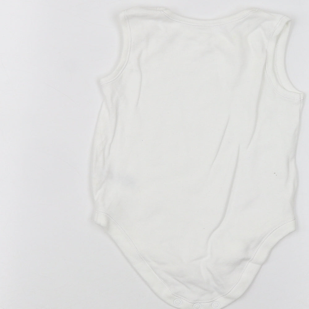 Nutmeg Baby White Babygrow One-Piece Size 12-18 Months