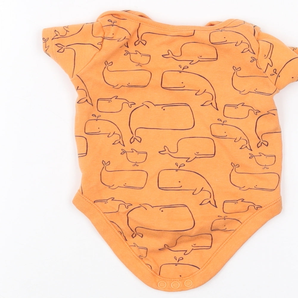 F&F Baby Orange Babygrow One-Piece Size 3-6 Months