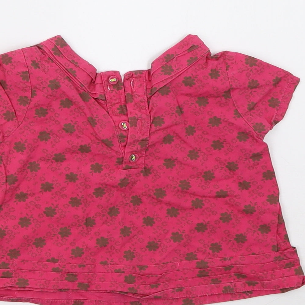 mamas & papas Baby Pink Basic Blouse Size 3-6 Months