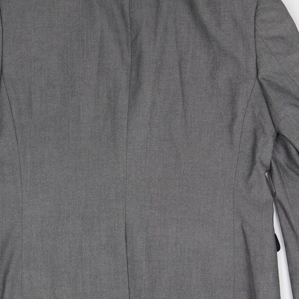 Burton Mens Grey Jacket Suit Jacket Size 38