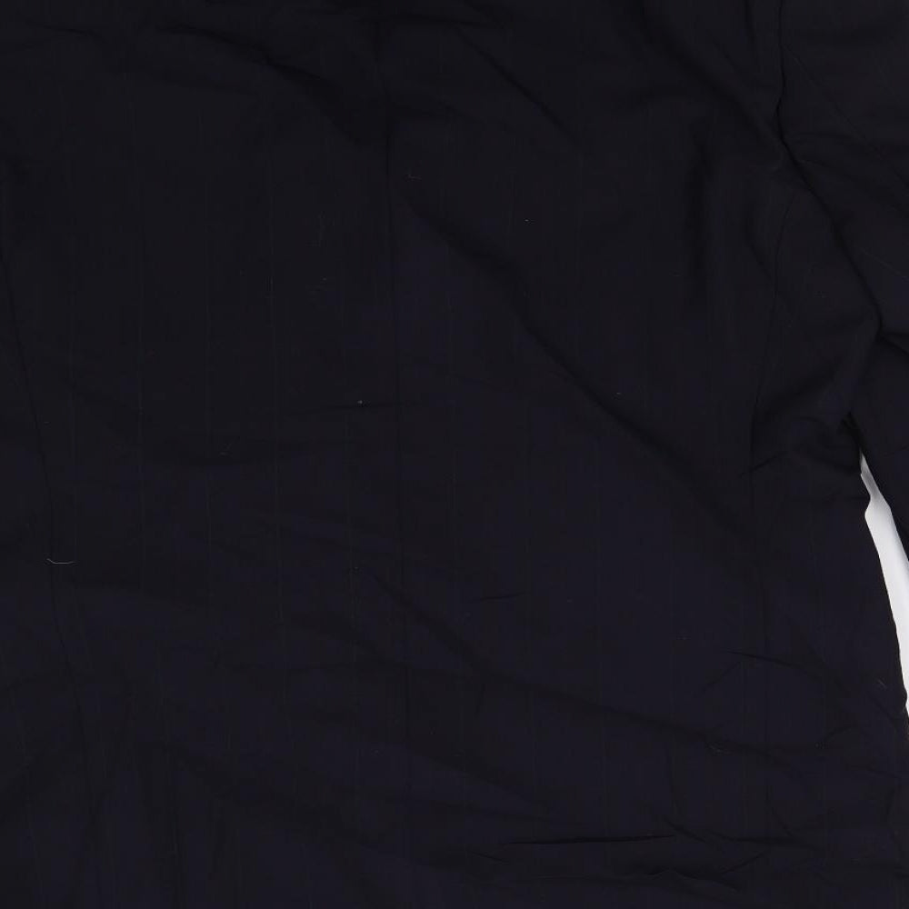 MODENA Mens Blue Striped Jacket Suit Jacket Size 42