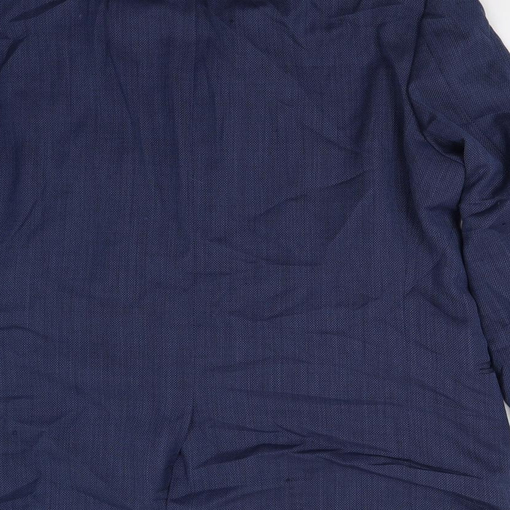 STONES Mens Blue Jacket Suit Jacket Size 40