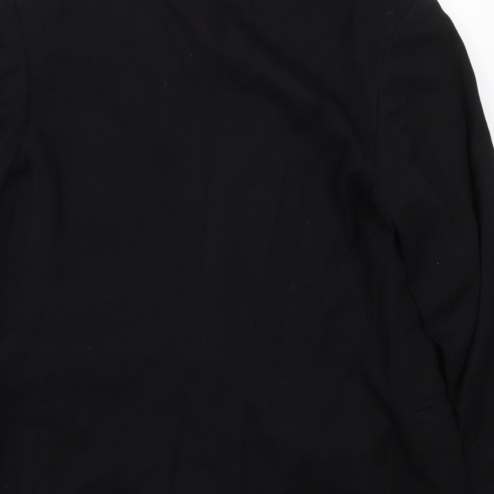 Burleigh Mens Black Jacket Suit Jacket Size 38