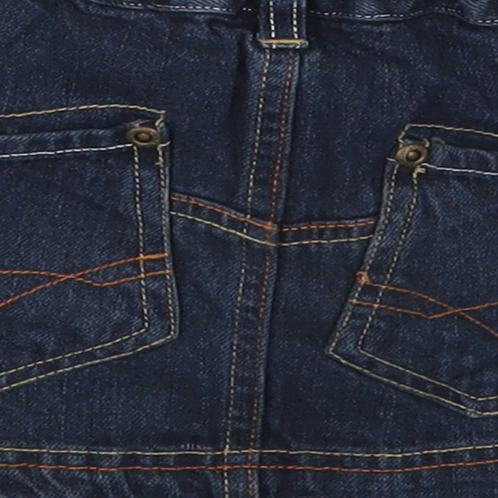 Original Marenesi Girls Blue Denim A-Line Skirt Size 2 Years