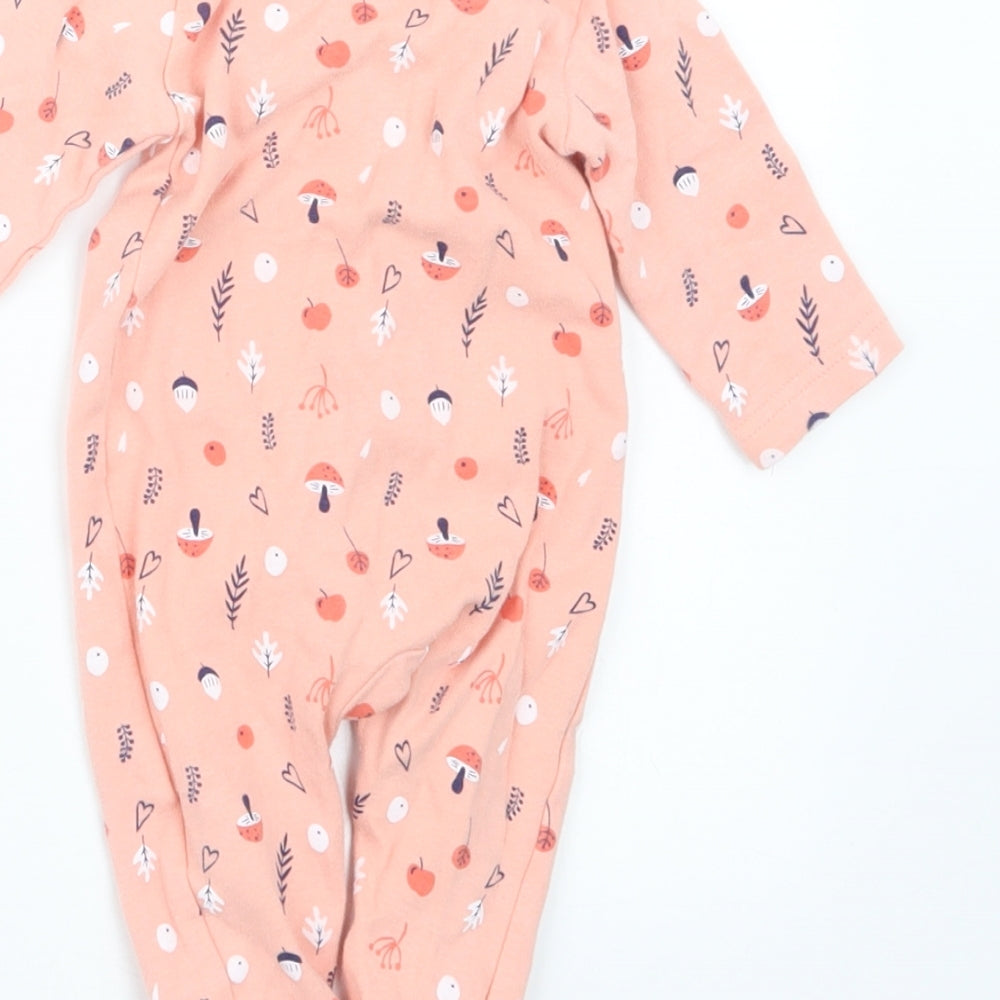 Sterling Girls Pink Geometric Babydoll One Piece Size 0-3 Months