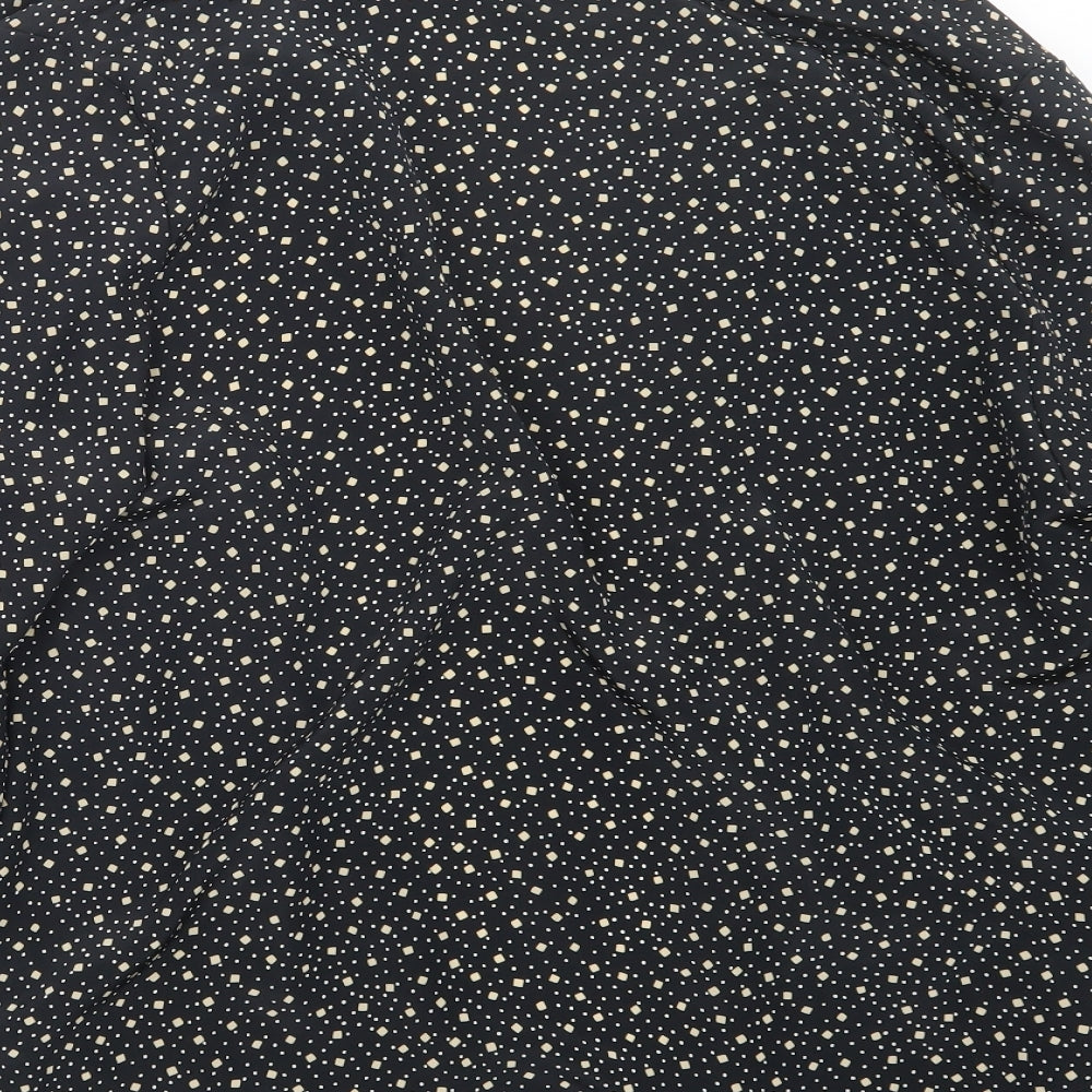 Richards Womens Black Geometric Jacket Size 14