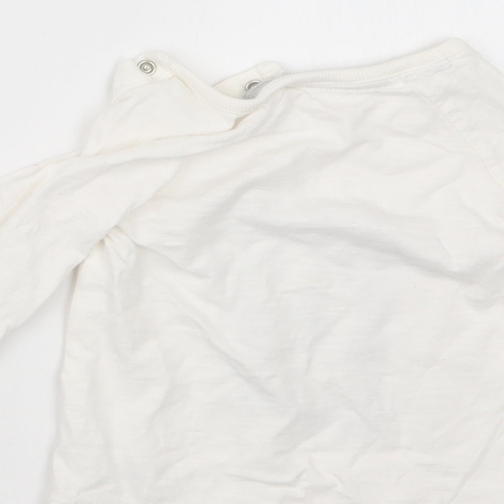 George Boys White Basic T-Shirt Size 9-12 Months