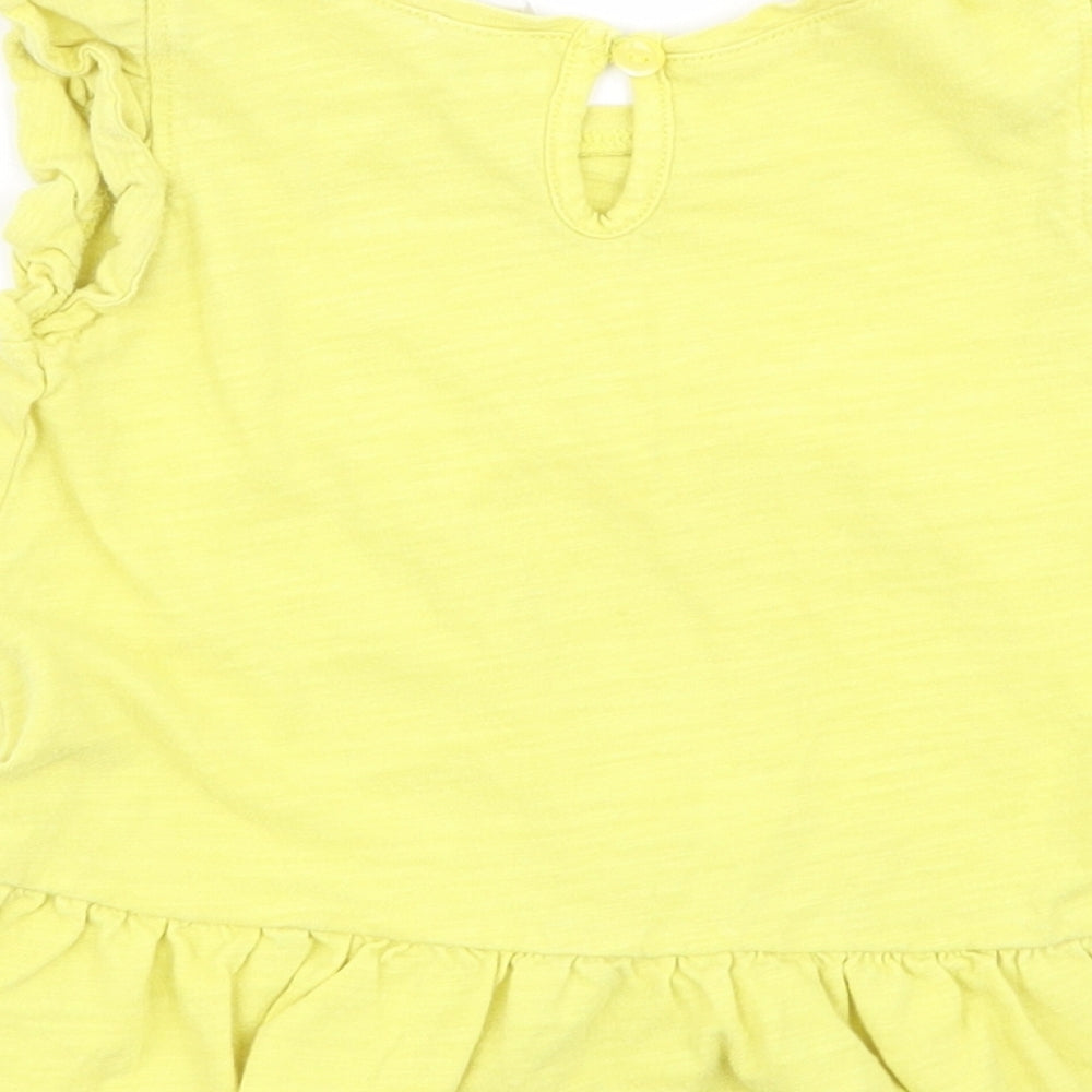 Gap Girls Yellow Basic Tank Size 18-24 Months