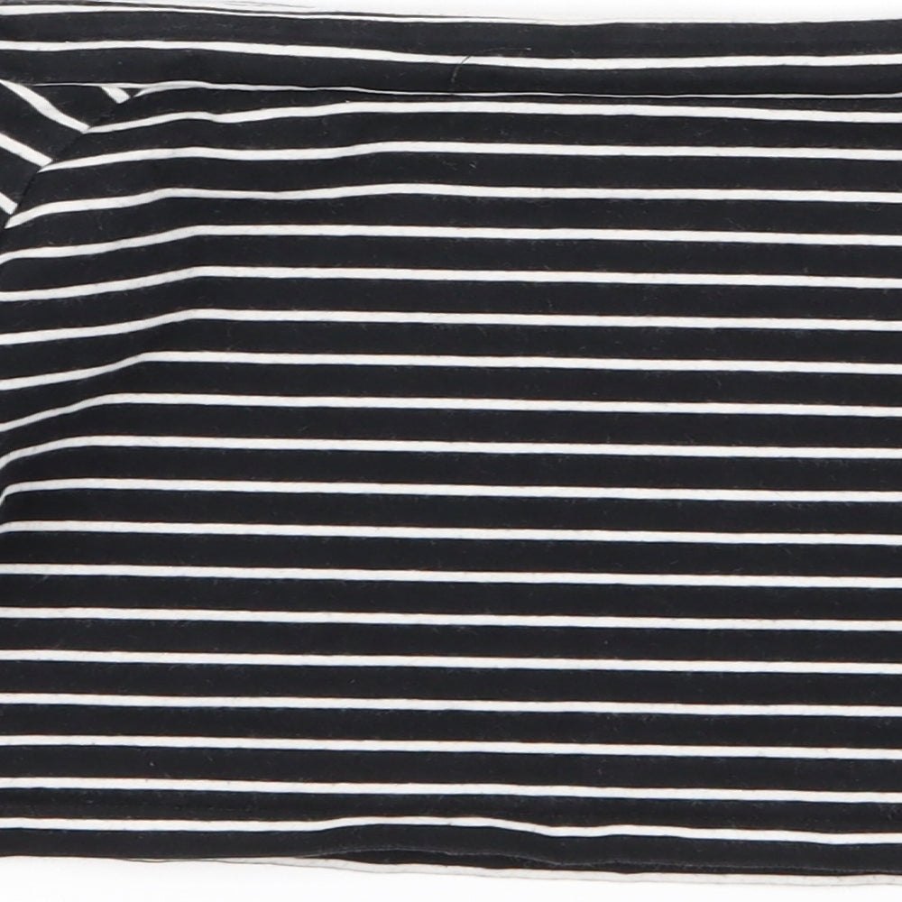 miss evie Girls Multicoloured Striped Basic T-Shirt Size 9-10 Years