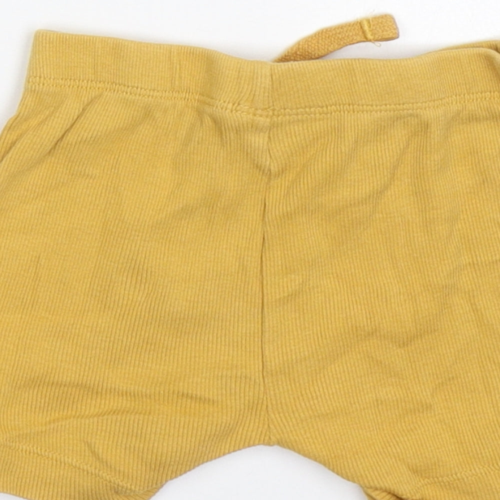 TU Baby Yellow Cropped Trousers Size 6-9 Months - Shorts