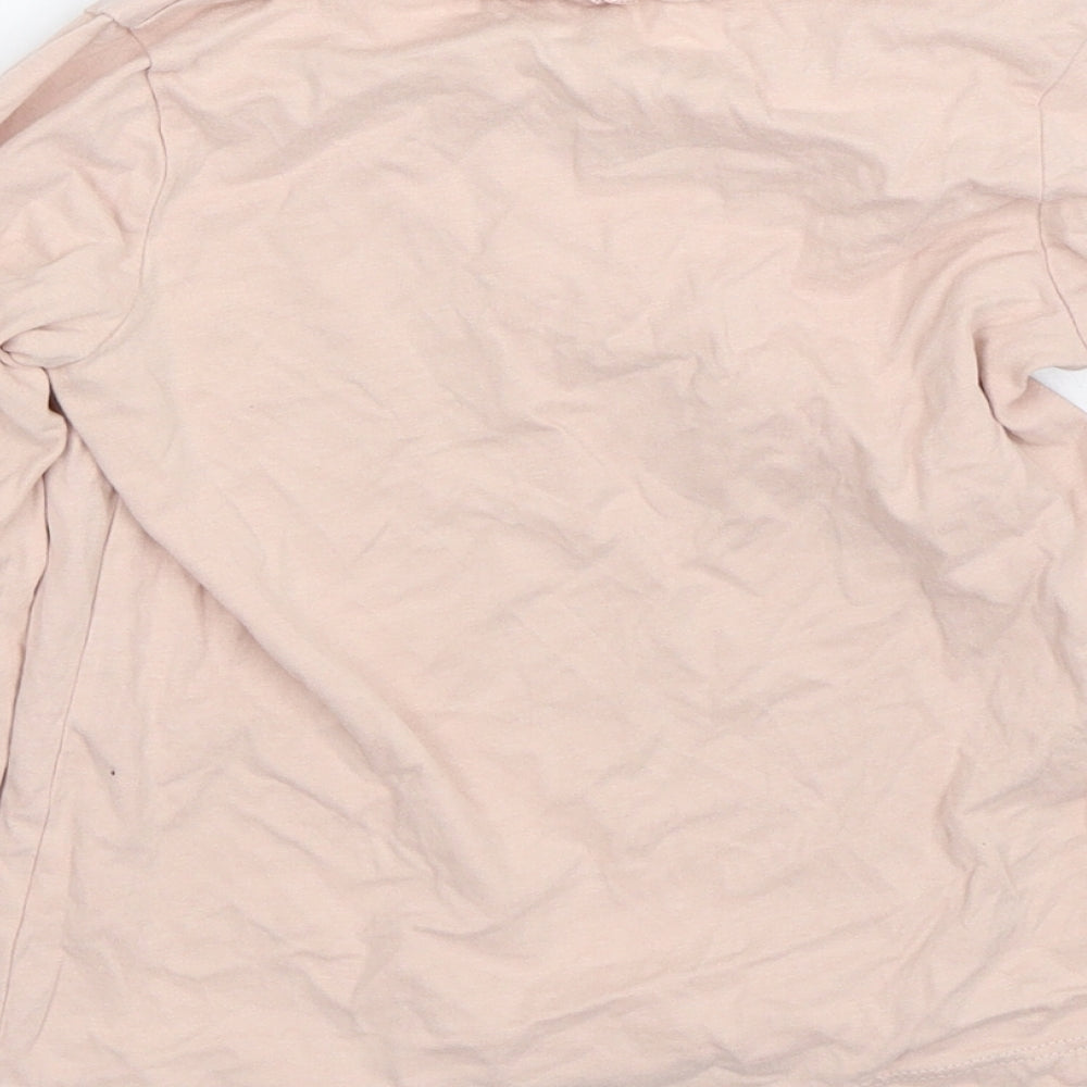 George Girls Pink Basic T-Shirt Size 5-6 Years