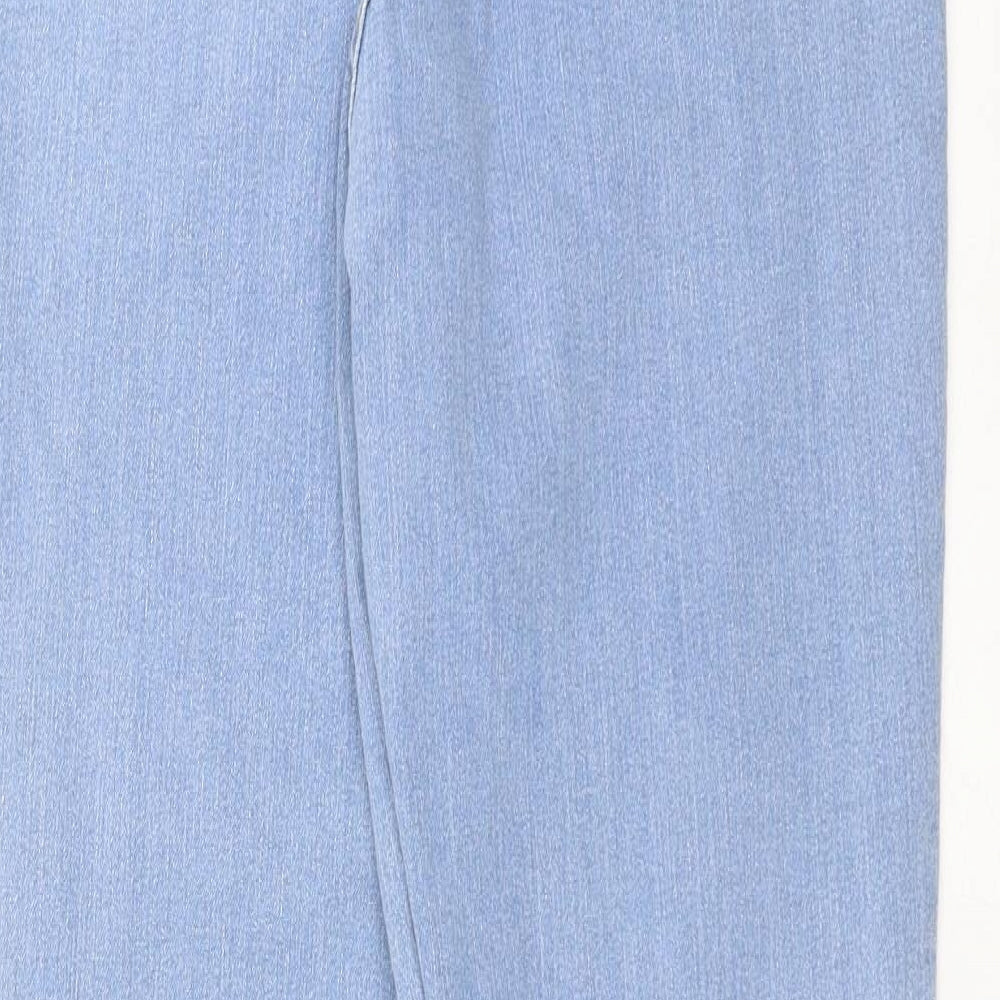 PRETTYLITTLETHING Womens Blue Denim Skinny Jeans Size 12 L28 in