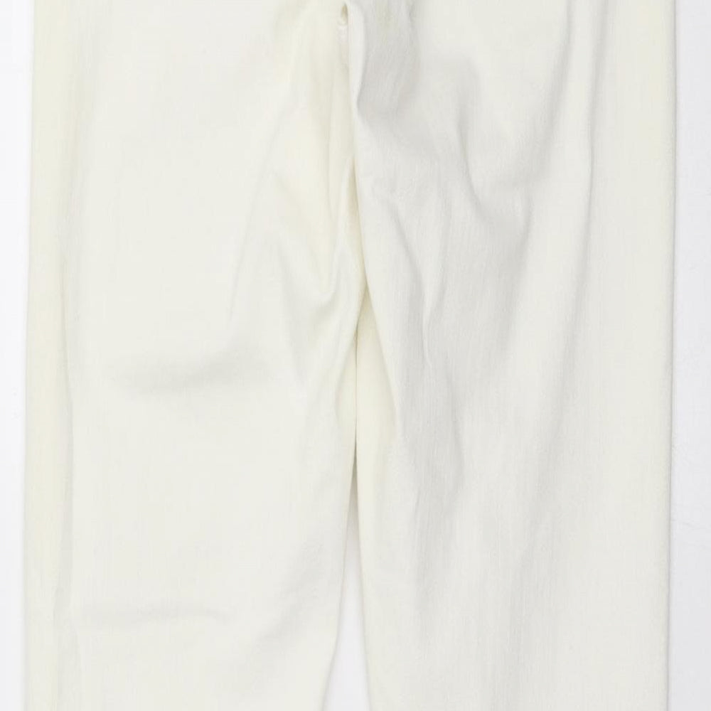 Topshop Womens Ivory Denim Skinny Jeans Size 26 in L27 in