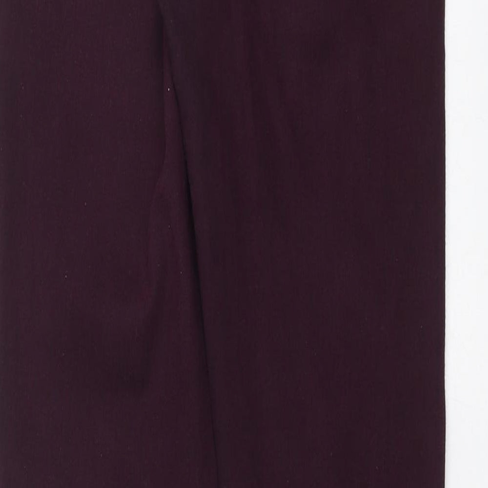 Topshop Womens Purple Denim Skinny Jeans Size 28 in L30 in