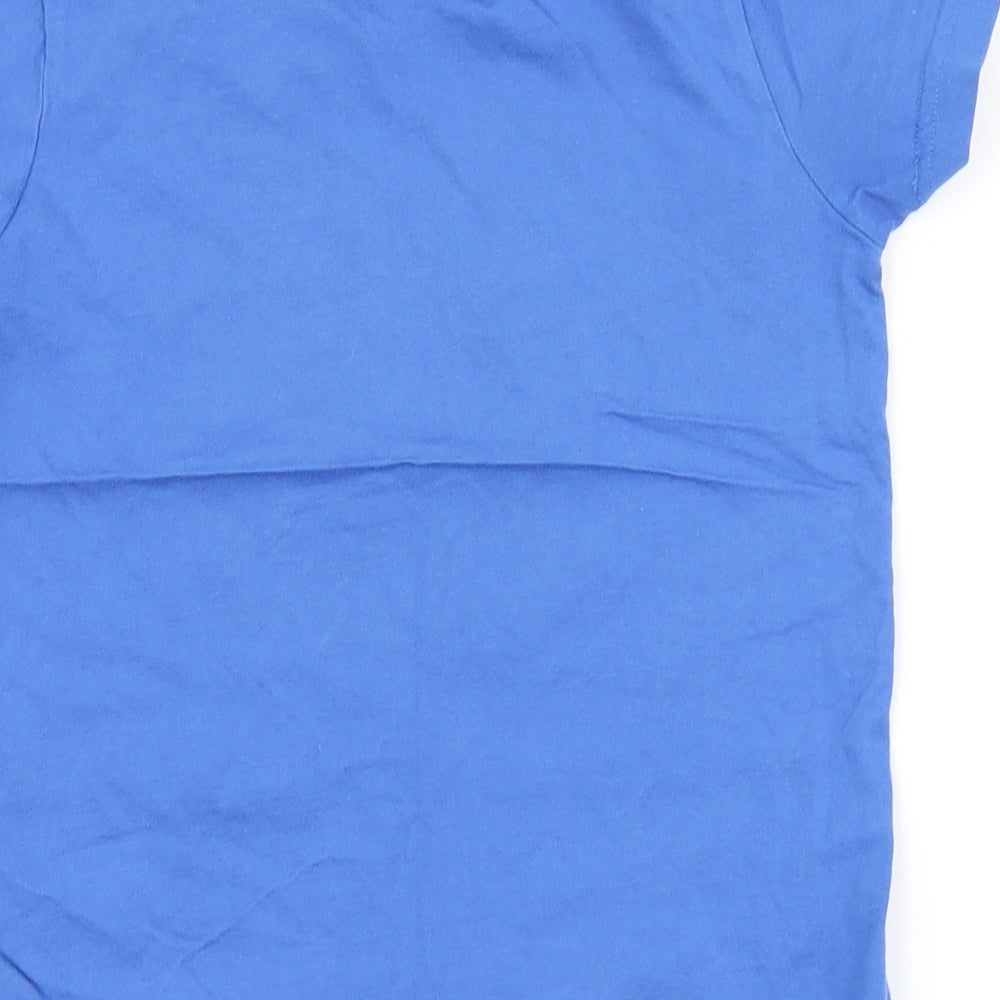 Primark Boys Blue Basic T-Shirt Size 7-8 Years
