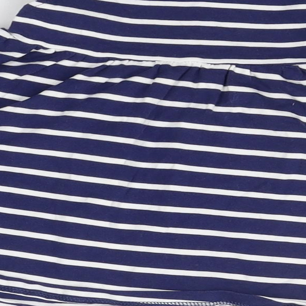 Marks & Spencer Baby Blue Striped A-Line Size 3-6 Months