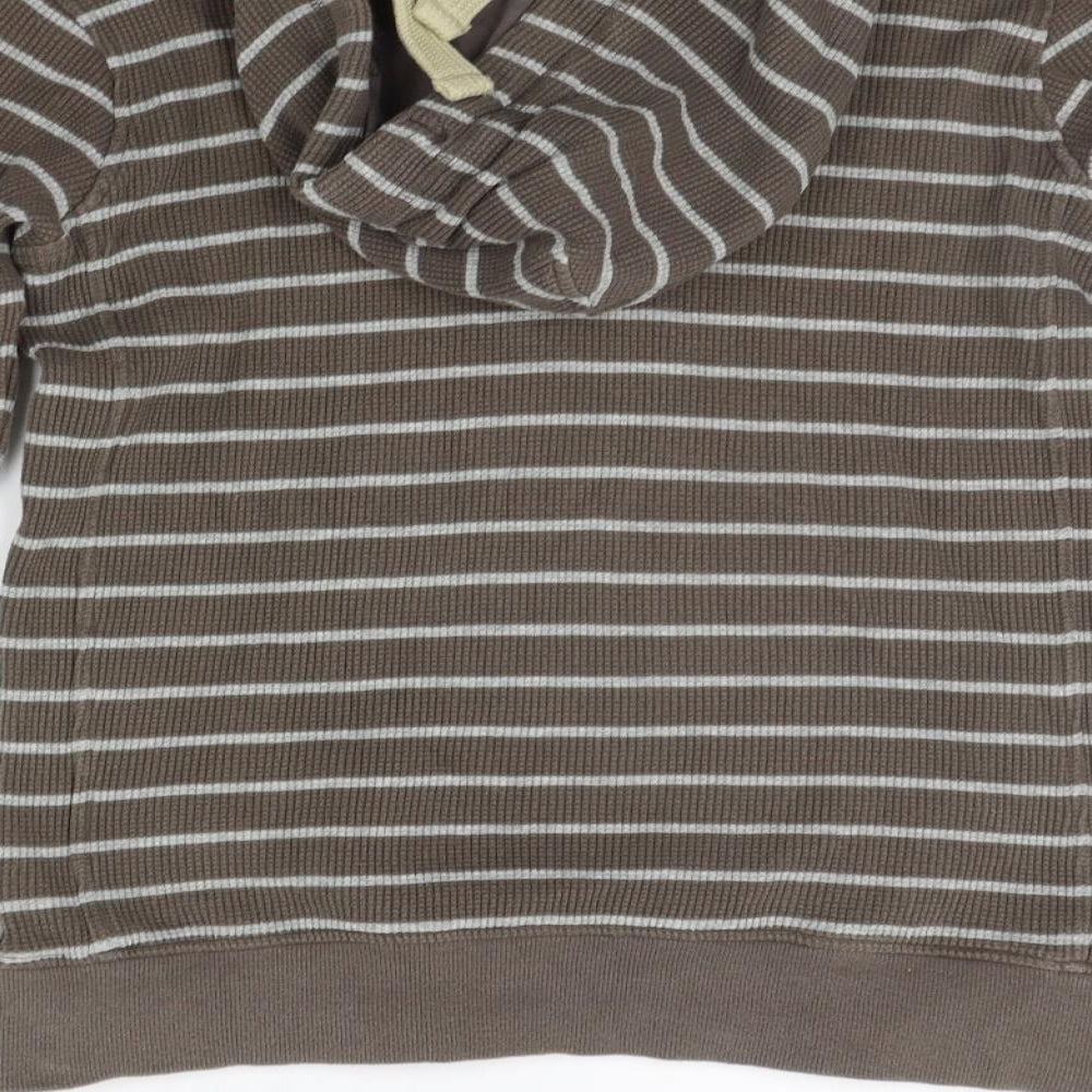 NEXT Womens Grey Striped Pullover Jumper Size S
