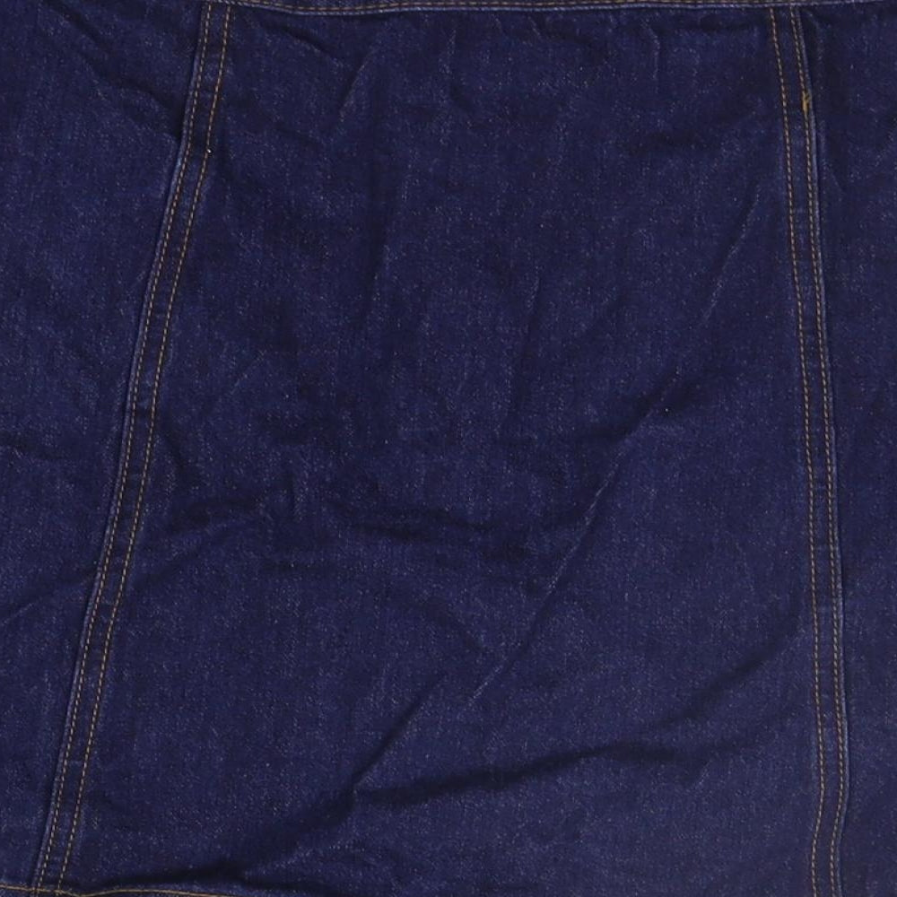 Cooperative Womens Blue A-Line Skirt Size M