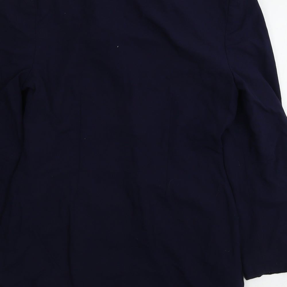 New Look Womens Blue Jacket Blazer Size 12